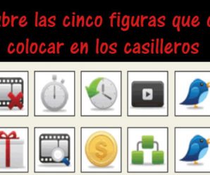 Descubre las 5 figuras que debes colocar en los casilleros