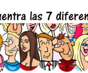 Hay 7 diferencias, encuentralas en menos de 2 minutos